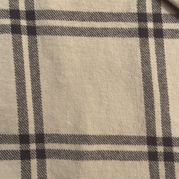 Boys Rip Curl Flannel shirt, size 14 L in beige - Picture 9 of 10